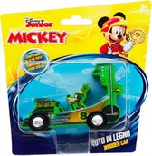 racewagen Goofy junior 15 cm hout groen