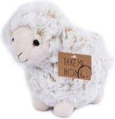 knuffelschaap junior 21 cm pluche wit