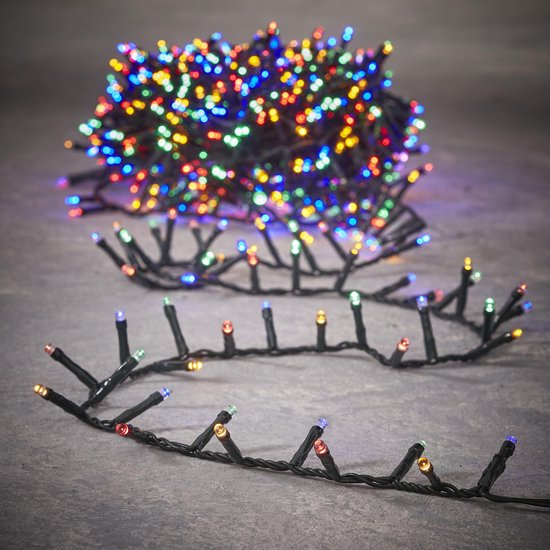 Foto: Luca lighting snake kerstboomverlichting met 800 led lampjes l1600 cm multikleur