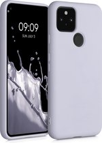kwmobile telefoonhoesje voor Google Pixel 5 - Hoesje voor smartphone - Back cover in lila wolk