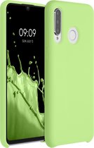 kwmobile telefoonhoesje voor Huawei P30 Lite - Hoesje met siliconen coating - Smartphone case in groene tomaat