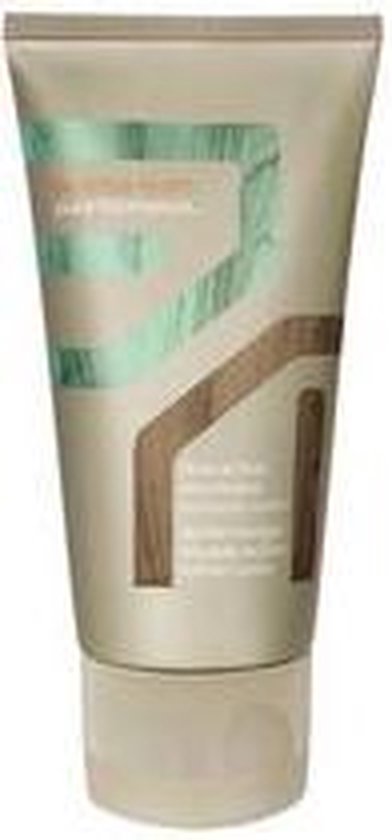 Aveda Men pure-formance crème met twee werkzame stoffen voor na het scheren. Beige tube met mintgroene en bruine lijnen.