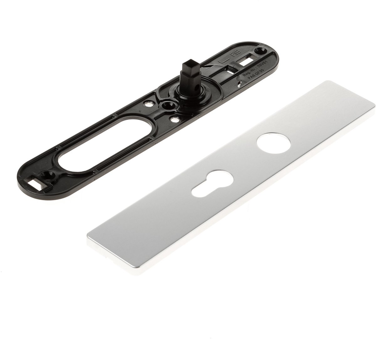 Langschild rechthoekig ASL aluminium F1 PC55