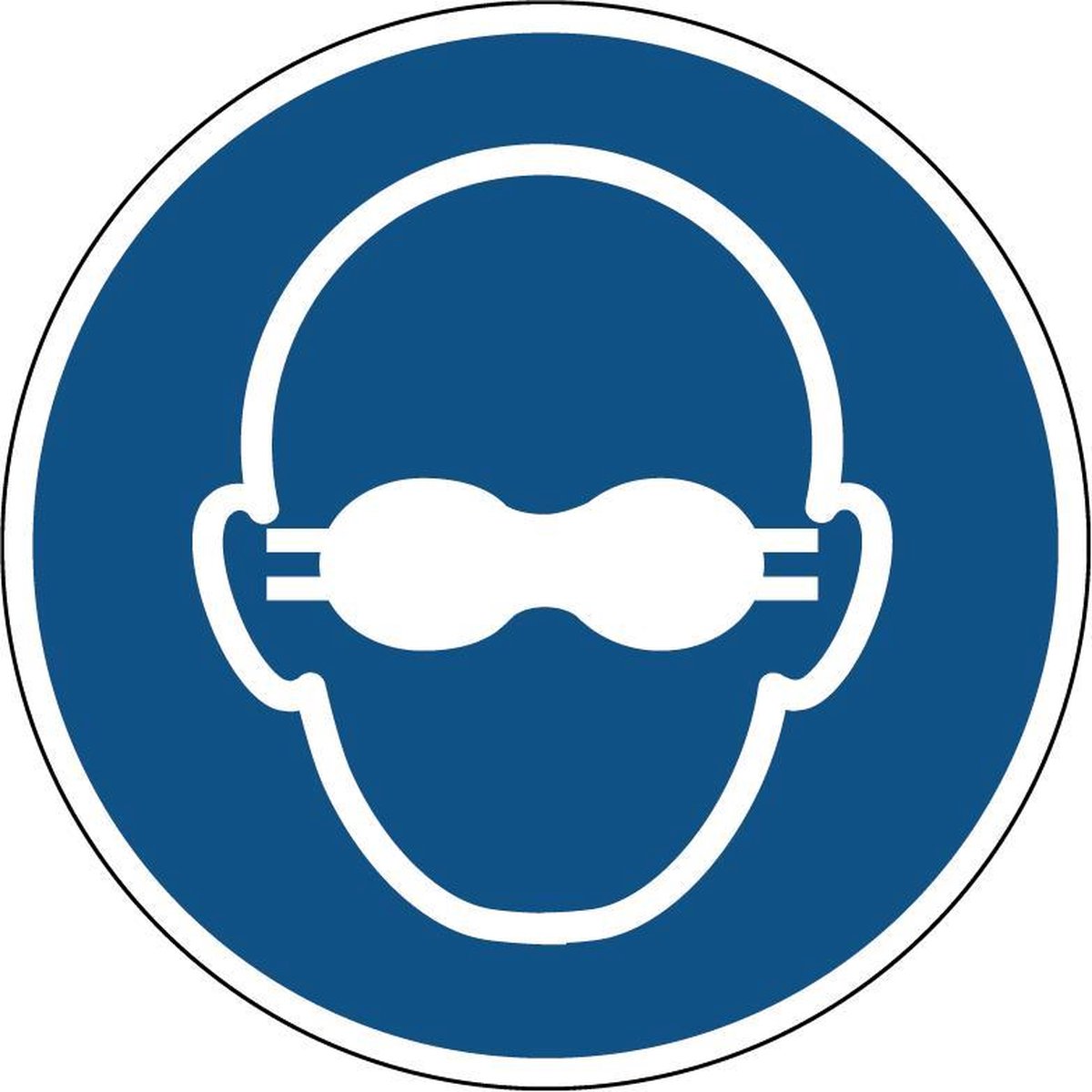 Gordel dragen verplicht gebods- Ø 100 mm - Sticker thumbnail 2