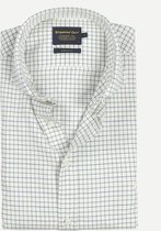 Steppin' Out Herfst/Winter 2021  Brushed Cotton Cutaway Shirt Mannen - Regular Fit - Katoen - Groen (XXL)