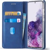 Samsung Galaxy A51 Hoesje Wallet Bookcase Kunstleer Blauw