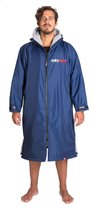 Dryrobe Advance Long Sleeve Poncho - Navy Blue Grey