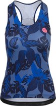 AGU Botanic Mouwloos Fietsshirt Dames Trend - Blauw - S