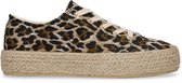 Sacha - Dames - Platform sneakers met panterprint - Maat 36