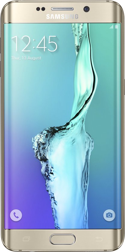 Concreet Zending Postcode Samsung Galaxy S6 Edge Plus - Goud | bol.com