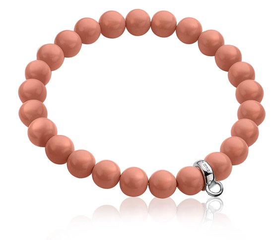 Bracelet extensible Zinzi Charms perles orange taille unique CH-A20K