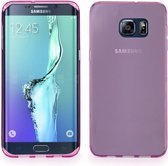 CoolSkin3T TPU Case voor Samsung Galaxy S6 Edge+ Transparant Roze