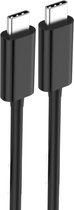 Ewent EC1035, 1 m, USB C, USB C, USB 2.0, Noir