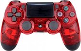 PS4, Wireless Dualshock 4 Controller V2 –  Transparant Red Custom