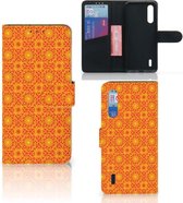 Xiaomi Mi 9 Lite Telefoon Hoesje Batik Orange