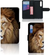 Coque Téléphone Xiaomi Mi 9 SE Housse en Cuir Etui de Protection pour Lion
