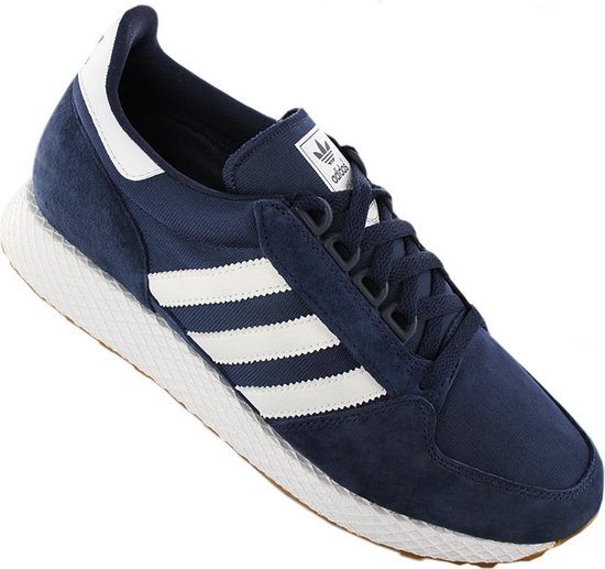 adidas Originals Forest Grove B41529 - Heren Retro Sneakers Sportschoenen  Schoenen Blauw-Wit - Maat EU 44 UK 9.5 | Bestel nu!