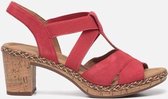 Gabor Comfort sandalen met hak rood - Maat 41