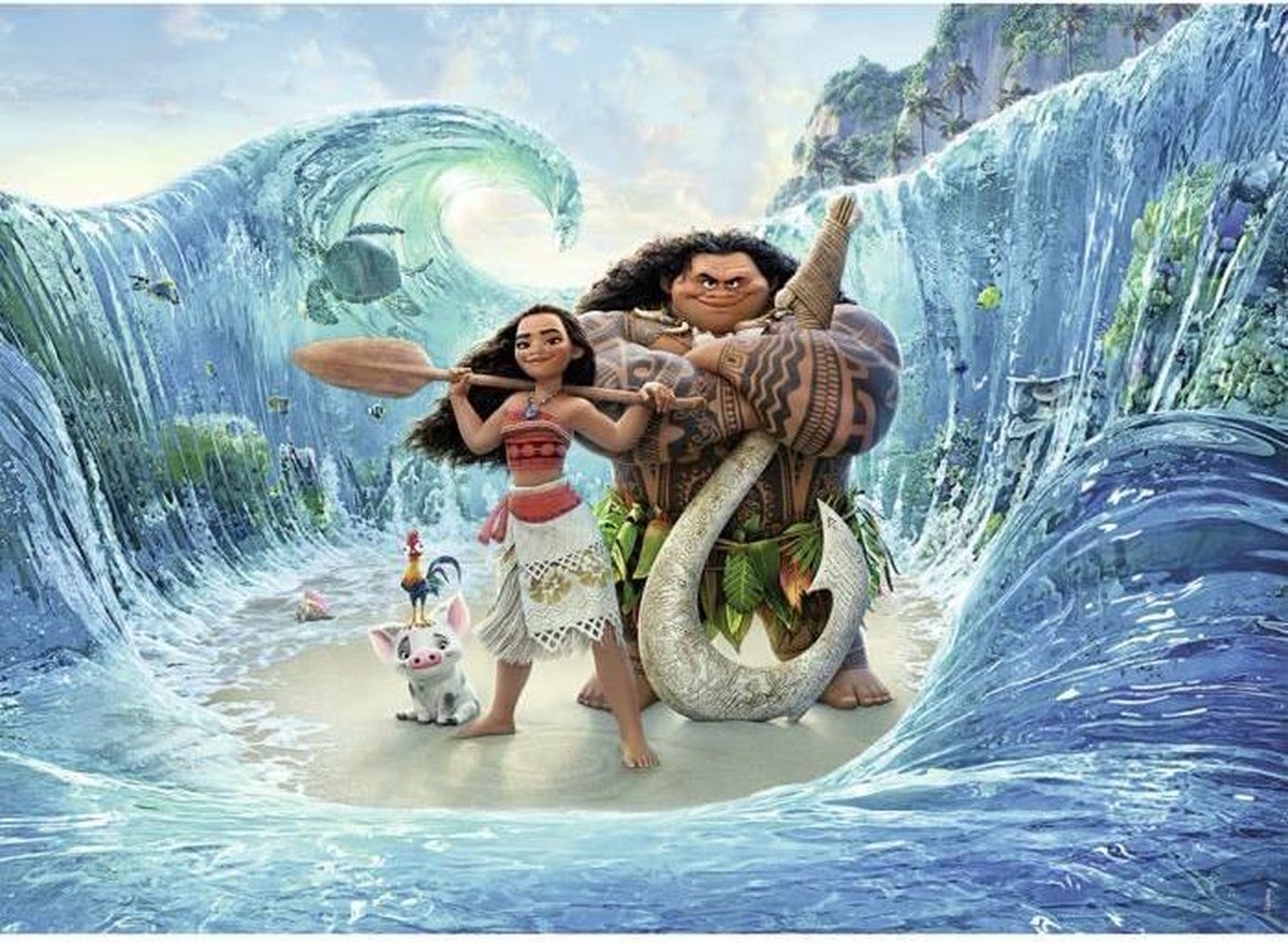 Vaiana and Friends / Disney Moana - Vaiana 100 Parça 5+ Yaş Puzzle