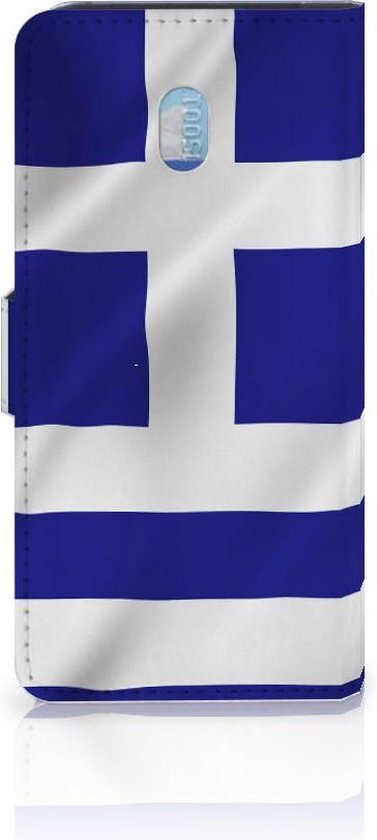 Portefeuille Xiaomi Redmi 8A Flip Housse Étui Drapeau Grec