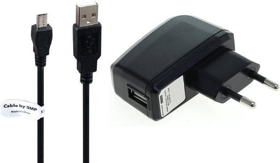 lezer hebben laag 2A oplader en oplaadkabel. 3,2 m Oplaadsnoer met adapter stekker Past ook  op Samsung.... | bol.com