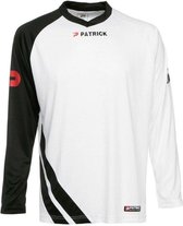 Patrick Victory Voetbalshirt Lange Mouw - Wit / Zwart | Maat: XXL