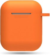Hidzo hoes voor Apple's Airpods - Siliconen - Oranje