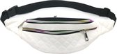 Dielay - Fanny Pack Festival Tas - Heuptas - Hip Pack / Waist Bag - 37x14 cm - Wit