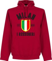 AC Milan Established Hooded Sweater - Rood - L