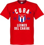 Cuba Established T-Shirt - Rood - XXL