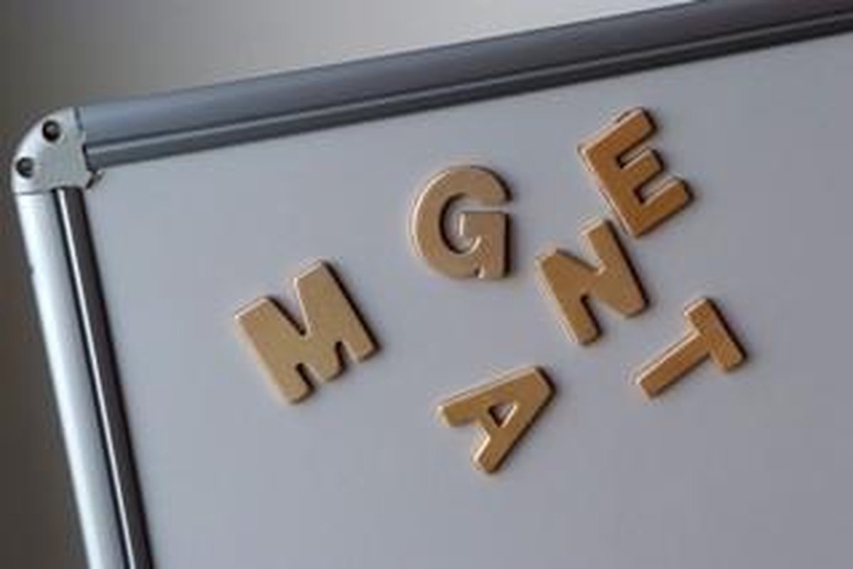 Houten magnetische letters- Default