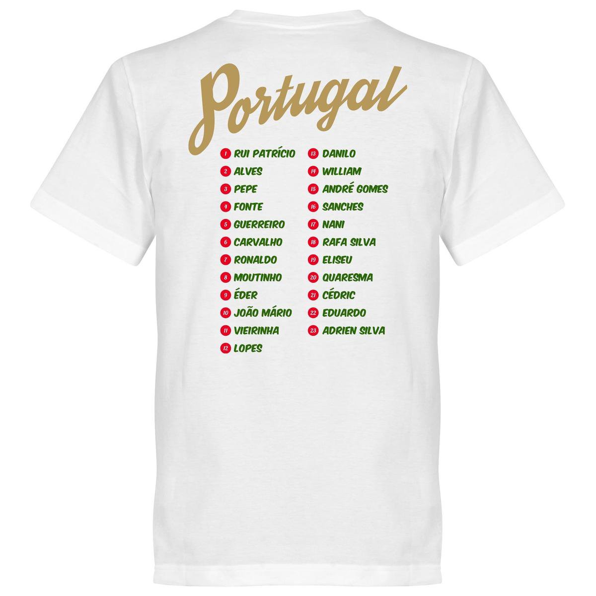 Portugal Campeoes Da Europa 2016 Selectie T-Shirt - XS