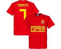 Spanje Morata 7 Team T-Shirt - XS