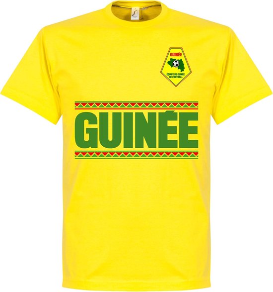 Guinea Team T-Shirt - Geel