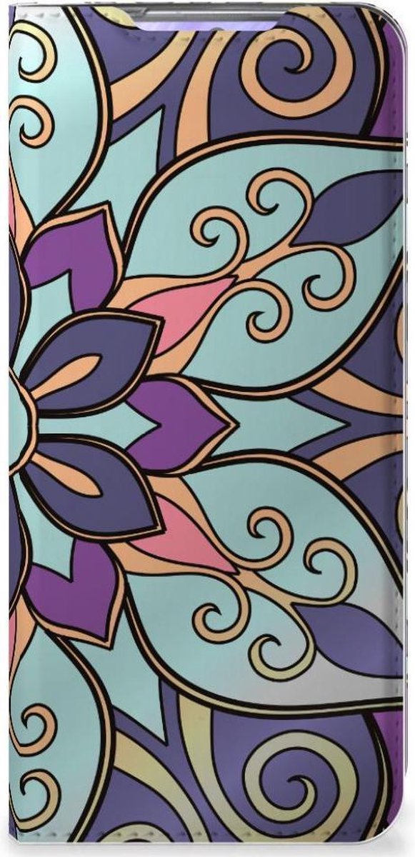 Samsung Galaxy S20 Smart Cover Purple Flower