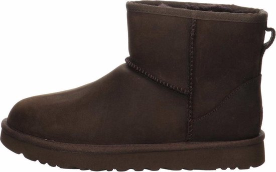 UGG Classic Mini Leather Dames Laarzen Chocolate Maat 41 UGG Classic Mini Leather Dames Laarzen Chocolate Maat 41