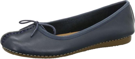 Clarks - Damesschoenen  - Freckle Ice - Navy Leather - Maat 40