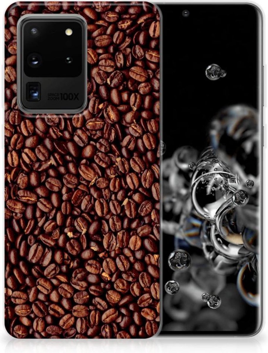 Samsung Galaxy S20 Ultra Siliconen Case Koffiebonen