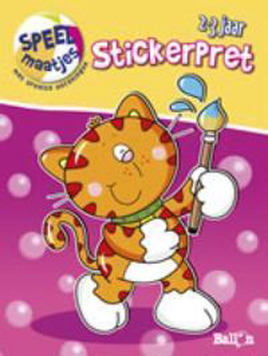 Cover van het boek 'Speelmaatjes Stickerpret (2-3 jaar) kat' van  *