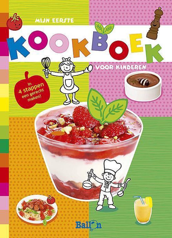 Mijn Eerste Kookboek Voor Kinderen - cover