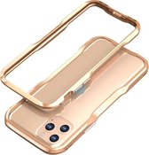 LUXWALLET® Incisive Sword - Aluminium Bumper iPhone 11 Pro 5.8 inch - A6061 Aluminium Frame Case - Goud