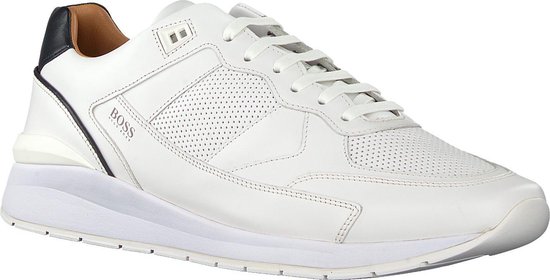 Boss Heren Lage sneakers Element Runn - Wit - Maat 43 | bol.com