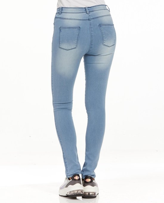 pescara Stretch jeans tregging Blauw Dames | bol.com