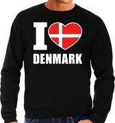 I love Denmark sweater / trui zwart voor heren S