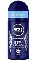 NIVEA Roll-on Protect & Care Mannen Rollerdeodorant 50 ml 1 stuk(s)