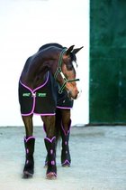 Horseware Amigo Jersey Cooler Zwart / Paars 115/168 cm