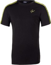 Gorilla Wear Chester T-Shirt Heren - Zwart/Geel - S