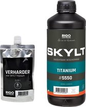 RigoStep Skylt Titanium - 1 liter - Skylt lak - 2K blanke lak