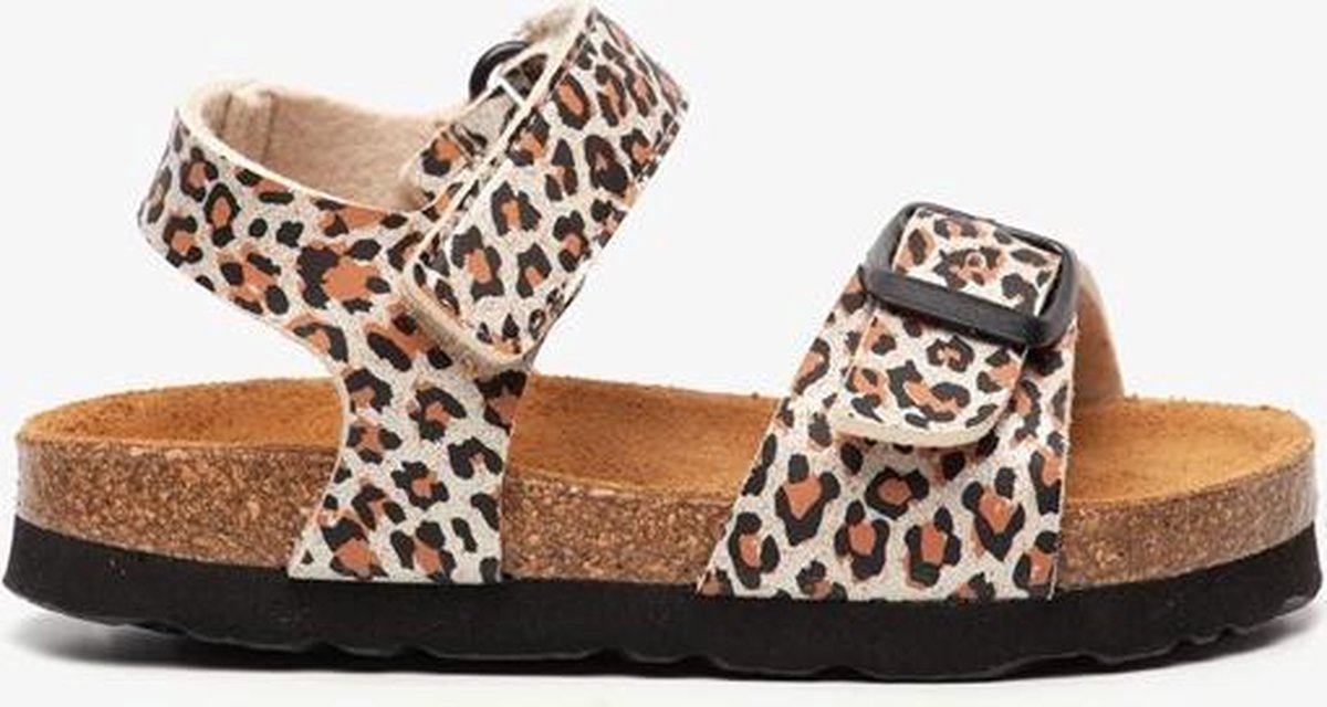 Hush Puppies meisjes sandalen met luipaardprint - Bruin - Maat 28 | bol.com