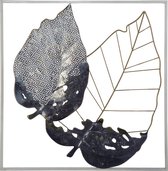 Beliani RHENIUM - Wanddecoratie - zwart - metaal